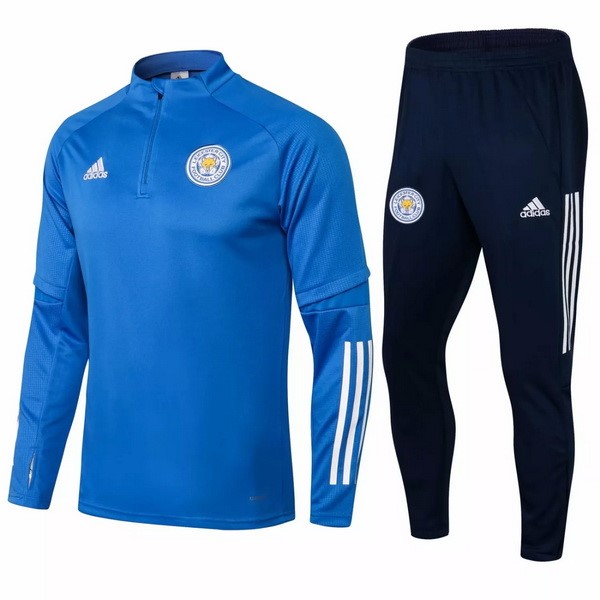 Trainingsanzug Leicester City 2021-22 Blau Licht Fussballtrikots Günstig